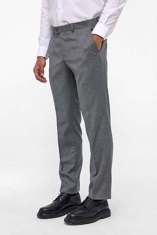 SÜVARİ Antrasit Regular Armürlü Kumaş Pantolon