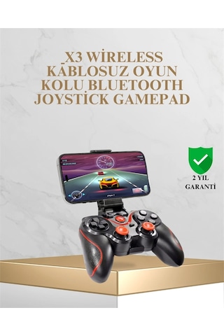 Mey İthalat Bluetooth Kablosuz Oyun Kolu Android İphone Pc Uyumlu 94444602
