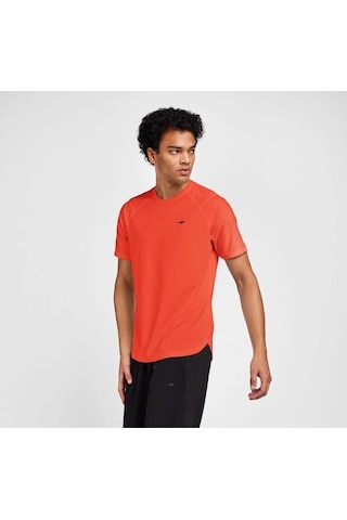 Lescon Erkek Koşu Kısa Kol T-shirt 25b-1012 25btek001012 Açık Kırmız Kırmızı