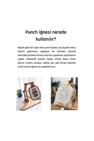 Punch Panç İğnesi Seti