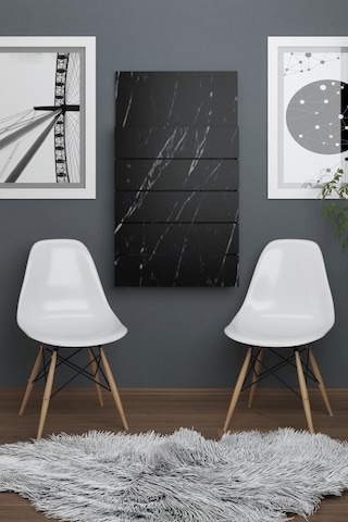 Fulya Duvara Monte Katlanabilir Pratik Yemek Masası Siyah