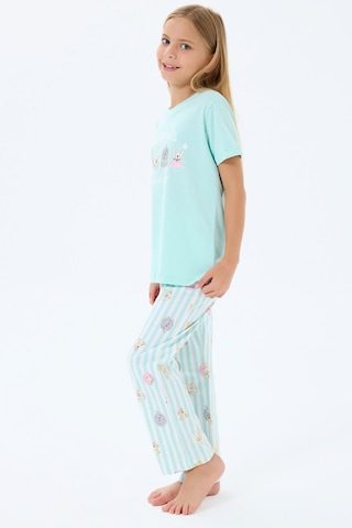 Rolypoly Kız Çocuk Yeşil Pijama Takım Rp3810-c-v2 Yeşil