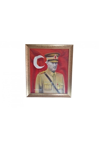 Atatürk El Yapımı Yağlı Boya Tablosu