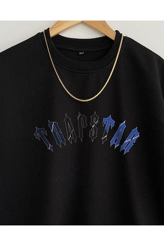 Altamira Unisex Trapstar Baskılı Oversize Bisiklet Yaka Kısa Kollu Pamuklu T-shirt 001