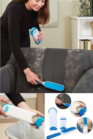 Evcil Hayvan Kedi Köpek Tüyü Kanepe Kıyafet Halı Tüy Toplayıcı Tarak Yıkanabilir Hazneli Fırça Diğer