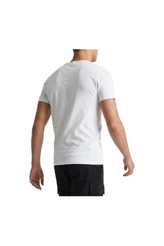 Sportive Bane Erkek Beyaz Günlük Stil T-shirt 26ye0017-kbyz