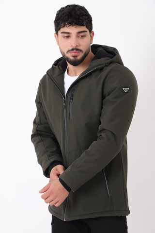 Stilkombin Uzay Kapüşonlu İçi Kürklü Softshell Kışlık Mont Pldp 3010 50454 Siyah