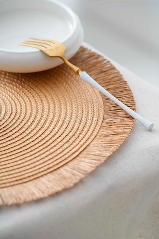 Digithome Acar 6 Lı Amerikan Servisi Supla Yuvarlak Kahverengi 38 Cm Acr-286/20 Kahverengi