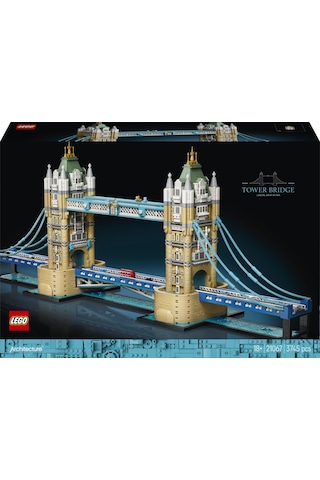 LEGO® Architecture Tower Bridge 21067 - Yetişkinler için Mikro Ölçekli Araçlar İçeren Yaratıcı Model Yapım Seti (3745 Parça)