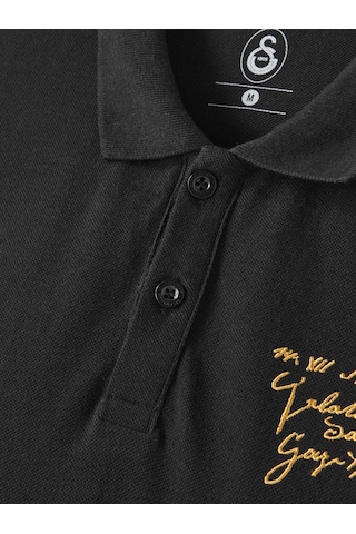Gsstore Galatasaray Erkek Ata Polo T-shirt E251280 Siyah