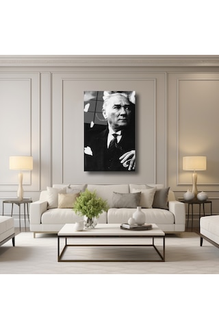 M. Kemal Atatürk - Cam Tablo - Deg0290