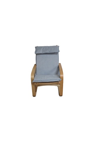 Ahşap Sallanan Sandalye - Kalın Minderli Tekli Koltuk, Ergonomik Tv Ve Dinlenme Koltuğu