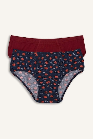 Defacto Desenli Penye 2li Slip Külot Erkek Çocuk H5947a826smnv30 Lacivert-nv30
