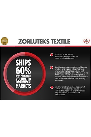 Taç Çift Kişilik Saten Delux Nevresim Takımı Prestige Kırmızı Genel
