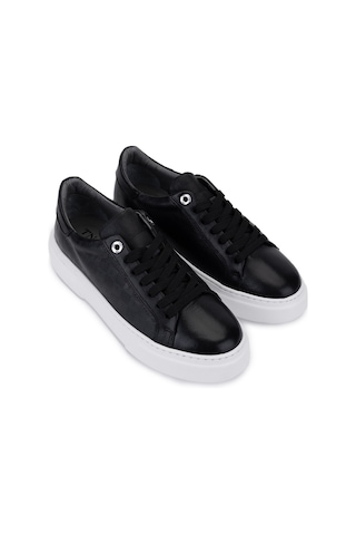 Tamer Tanca Kadın Hakiki Deri Siyah Sneakers & Spor Ayakkabı 1145 502 Bn Ayk Y26 Sıyah