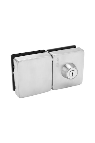 Geeroyoo Stainless Steel Cam Kilit - Perde Cam Kapı İçin Deliksiz Montaj, 10-12mm Kalınlıkta, Dayanıklı Ve Pratik 2 Adet