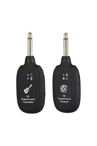 Teknoroket Kablosuz Wireless Gitar Alıcı , Verici Sistemi Set