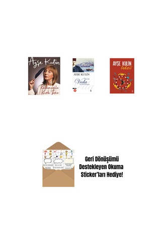 Kalemimle Kırk Sene Ciltli + Veda Midi Boy + Taksiii + Okuma Sticker'ları