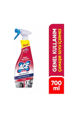 Ace Ultra Genel Kullanım Çamaşır Suyu İçermeyen 700 ML