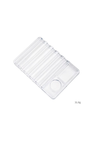 Manikür Protez Tırnak Fırça Standı Ve Renk Paleti Şeffaf