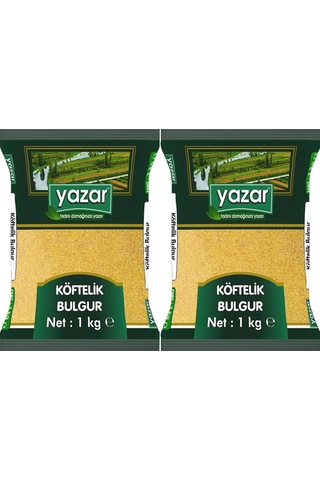Yazar Köftelik Bulgur 2 x 1 KG