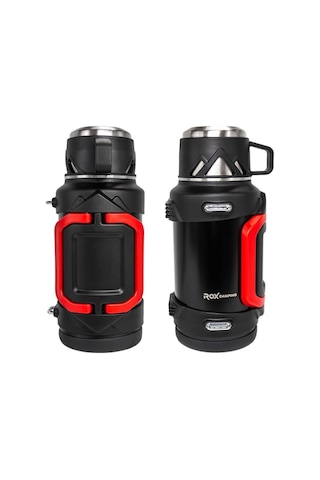 Rox Campıng 1.5 Lt Kamp Termos Siyah