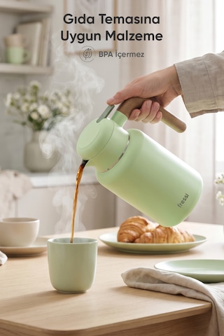 Fr-t1605 Terano Paslanmaz Çelik 1600ml Termos Yeşil
