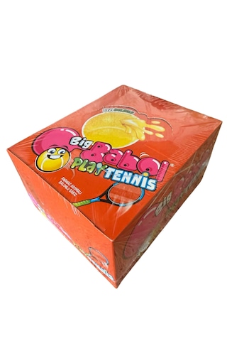 Big Babol Play Tennis Ananas Aromalı Balonlu Sakız 28 Adet 20 G