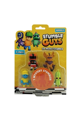 Stumble Guys Üç Boyutlu Beş Parça Mini Figür Set 3