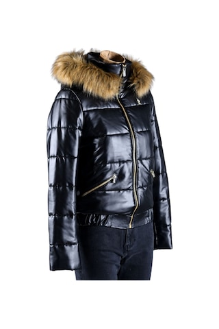 U.S. Polo Assn. Kadın Deri Mont Wp24012 Siyah