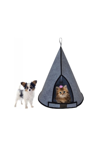 Bundera Cat Tower Kedi Köpek Evi Çadırı 60 x 50 CM