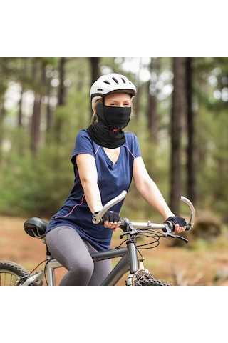 Yaleker Spor Dışarıda Kullanım Multifonksiyonlu Bisiklet Maska Yaz Güneş Koruyucu Buz Ipi Bandana Kulak Kayışlı Koyu Gri Diğer