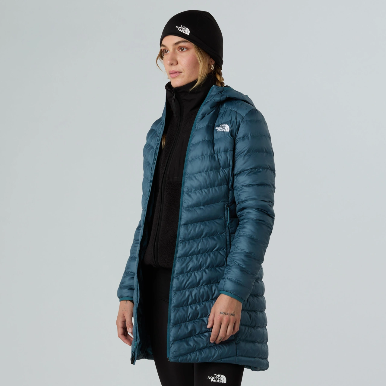 The North Face W Huila Synth Parka Kadın Mont-30583 Mavi