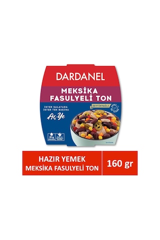 Dardanel Aç Ye Meksika Fasulyeli Ton Balığı 160 G Dardanel Aç Ye Meksika Fasulyeli Ton Balığı 160 G