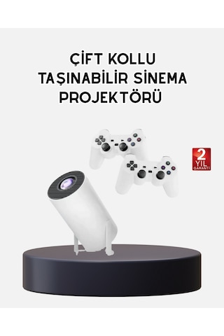 Kablosuz Projeksiyon Cihazı 4k Destekli Hdmı Usb Semeglbl - 17 Oyun Uyumlu