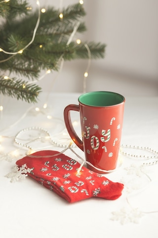 Christmas Joy Çoraplı Hediye Seti Kırmızı 400 Cc Renkli