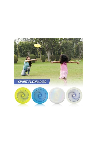 Konesam 110g Plastik Oynama Frisbee - Profesyonel Ve Yeni Oyuncular İçin Sarı Renkli 240mm Çaplı Uçan Disk