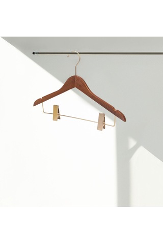 Homyl Ahşap Elbise Askısı Giriş Gardırop Mağazası Stil-a Kahverengi Diğer