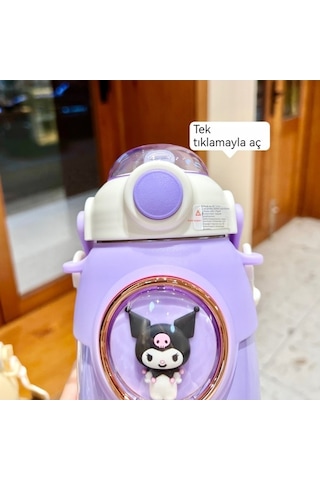 Novahub Yeni Yalıtımlı Taşınabilir Su Sevimli Pipet Pembe Pembe Paslanmaz Merlot Karikatür Kapasiteli El Dekoratif Çocuk Çelik Büyük Bebek Bardağı Anahtarlık Açık 4 316 Tp Pembe