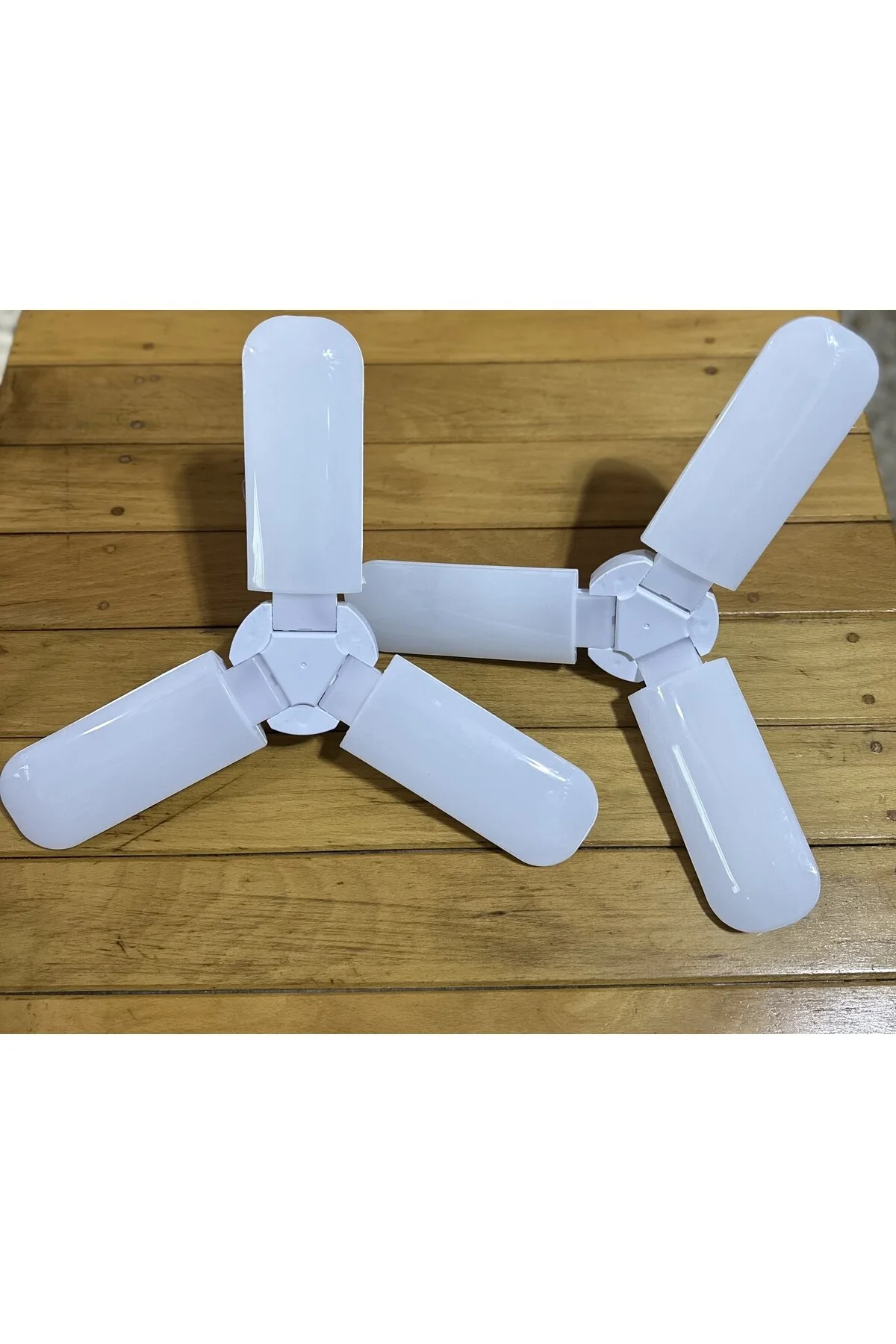 2 Adet Üç Kanat Katlanır 40w Led Ampul 2 Adet