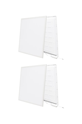 24w 30x30 Backlight Led Panel Armatür Beyaz Işık 2 Adet