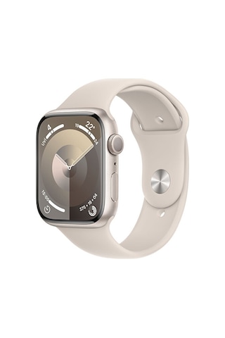 Apple Watch Series 9 GPS 45 MM Alüminyum Kasa Spor Kordon M/L Akıllı Saat (Apple Türkiye Garantili)