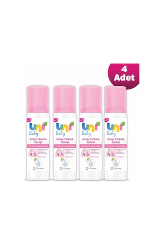 Uni Baby Kolay Tarama Spreyi 200 ML 4'lü Set