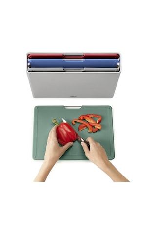 Joseph Joseph Folio Büyük Kesme Tahtası Seti  Silver - 60215