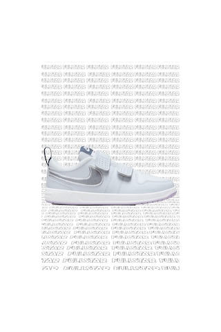 Nike Pico 5 Kids Walk Shoes Leather Bantlı Hakiki Deri Spor Ayakkabı Gri Dar Kalıp Gri