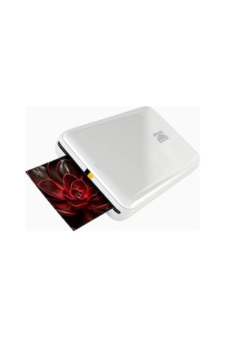 Kodak Step Zınk 2x3 Taşınabilir Mobil Fotoğraf Yazıcısı Lazer Yazıcılar Beyaz