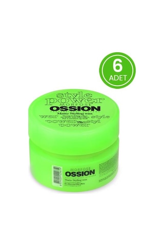 Ossion Wax Matte Styling 100 ml 6 Adet