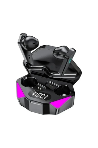 X15 Tws Kablosuz Bluetooth Kulaklık Led Ekran Gamer Mikrofonlu