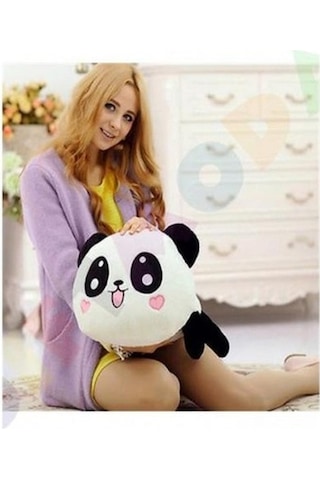 Peluş Panda Tasarımlı Yastık (349154209)
