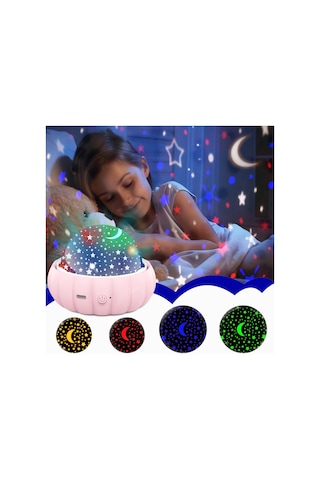Gece Işığı Yıldız Projeksiyonu Hediyeleri Çocuklar İçin Yatak Odası Tavan Lambası Diğer